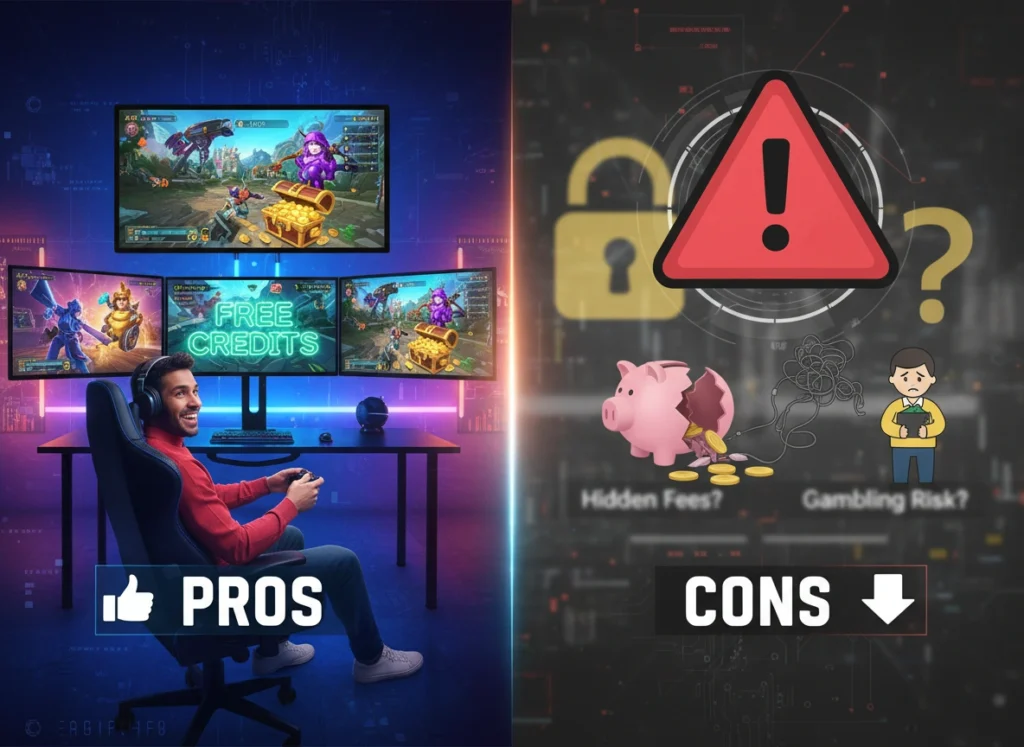 The Pros and Cons of Using Free Credit Links for Online Gaming